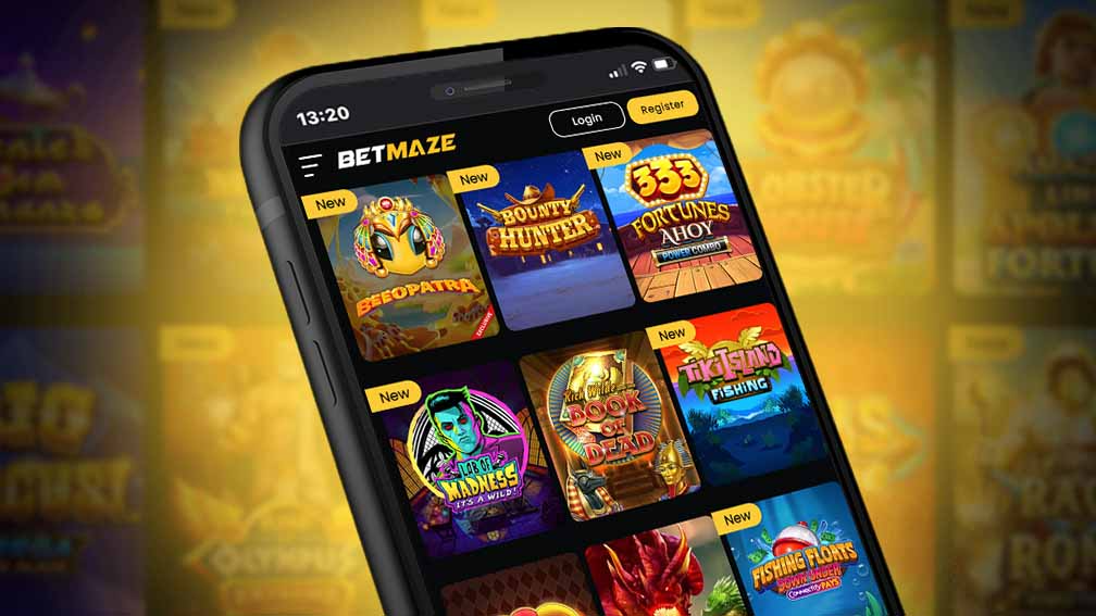 BetMaze Casino App Screenshot